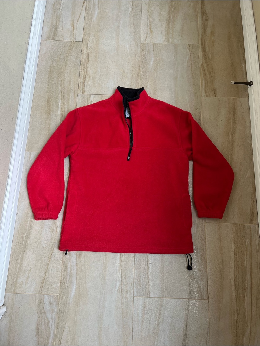 Alpine Tek by Palmetto’s Red Quarter-Zip Fleece Pullover
